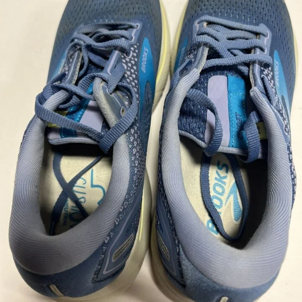 Brooks Womens Ghost 14 Running Shoe Blue Size 10 M